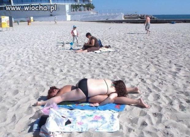 Tłok na plaży, że szpilki nie wciśniesz