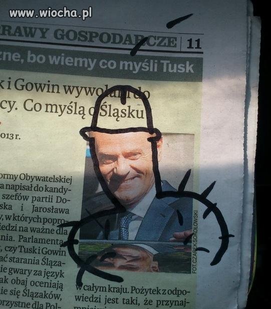 Co ludzie myślą na temat D. Tuska wiadomo 