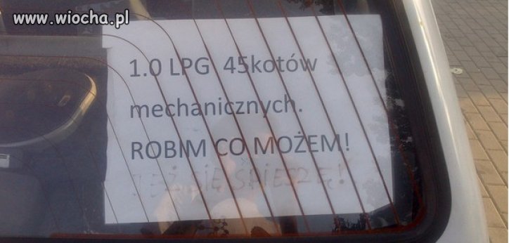 "Robim co możem"
