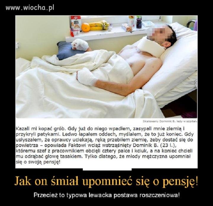  Jak on śmiał upomnieć się o pensję!