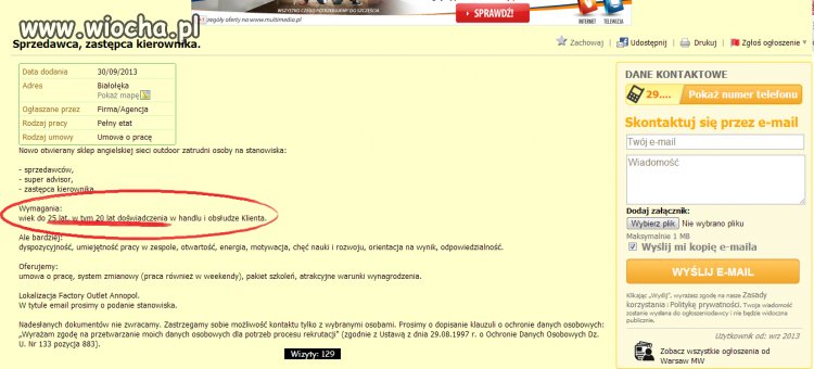 20 lat doświadczenia
