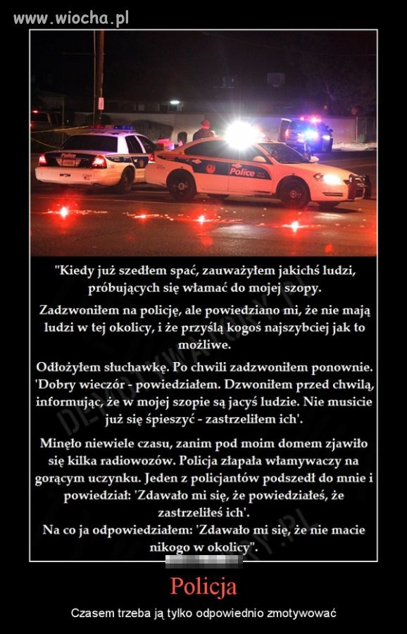 A morał sami dopiszcie ...