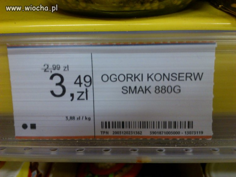 Promocja w TESCO.