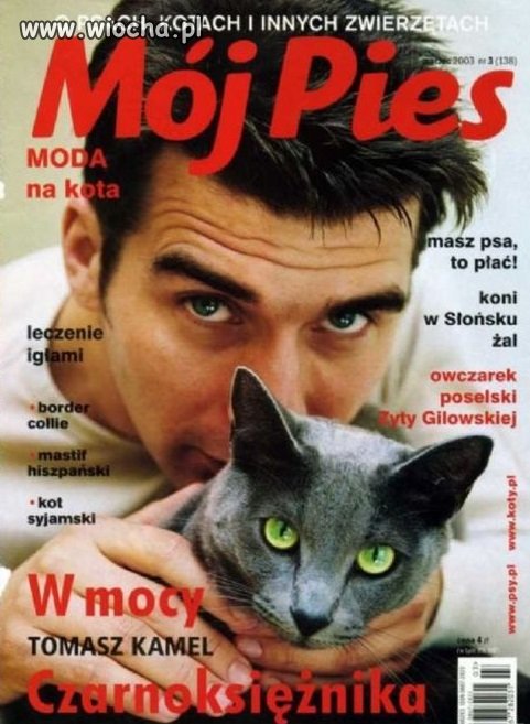 Kamel na okładce magazynu "Mój Pies"