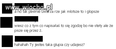 Niektórzy nie rozumieją...