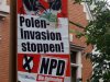 Antypolski plakat przed wyborami w Niemczech