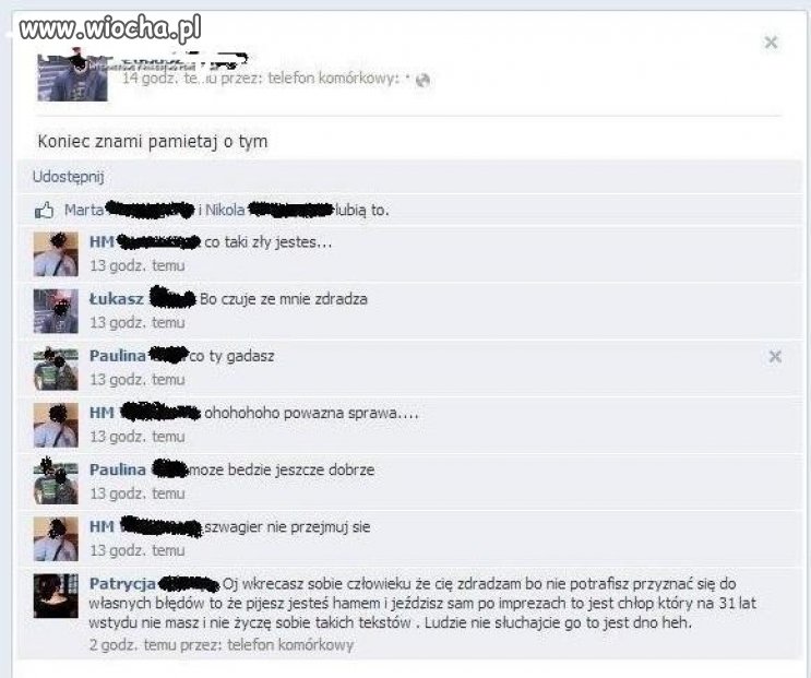 Zrywanie przez facebooka 