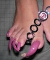 Ależ wyrafinowany pedicure