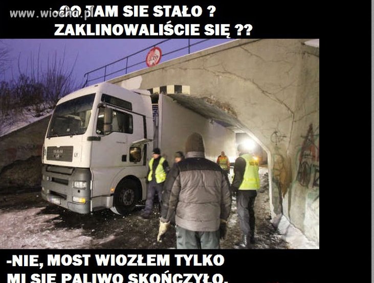 Co tam, zaklinowaliście się...?