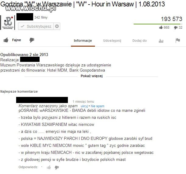 Szacunek dla Powstańców...