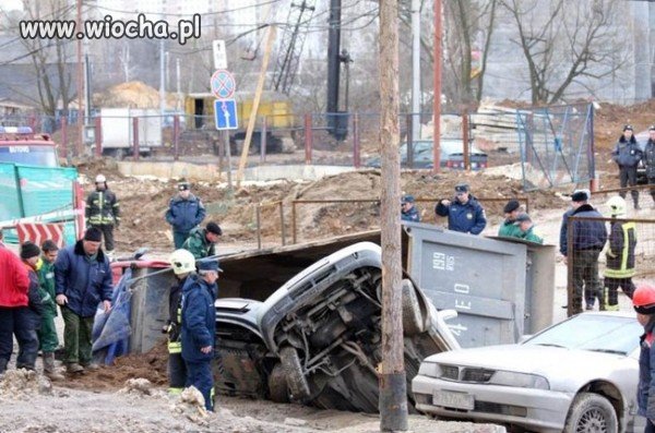 Rosyjskie dziury w drogach