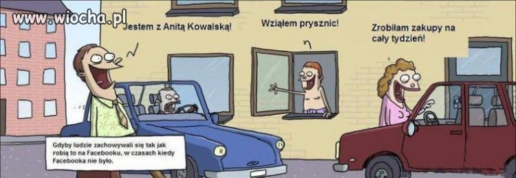 Facebook w realu.
