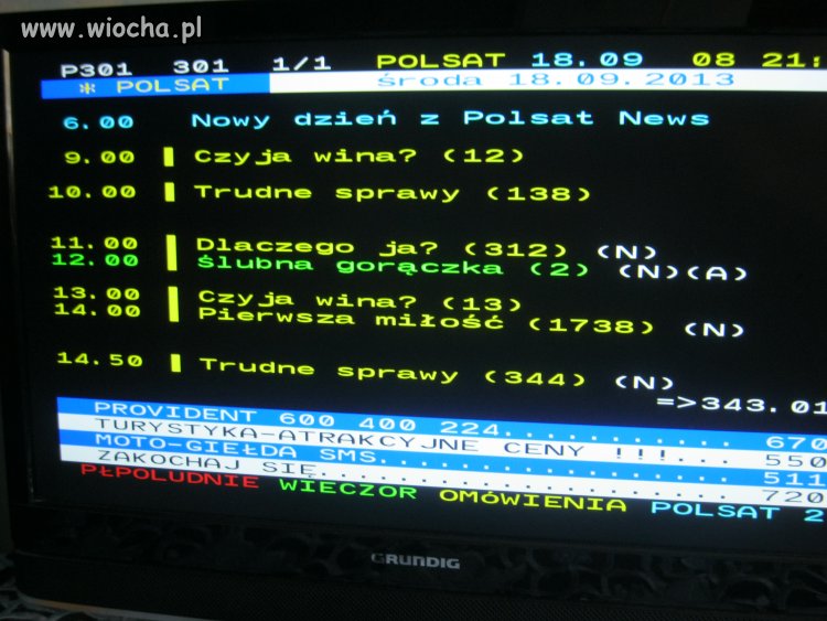 No i jak tutaj oglądać Polsat...