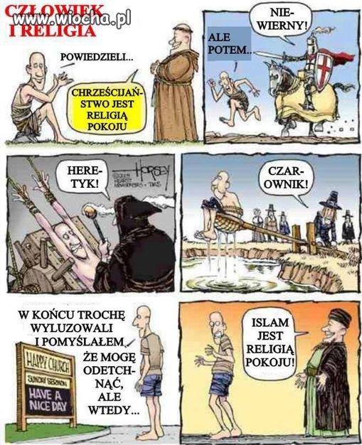 Religii od niepamiętnych czasów towarzyszy