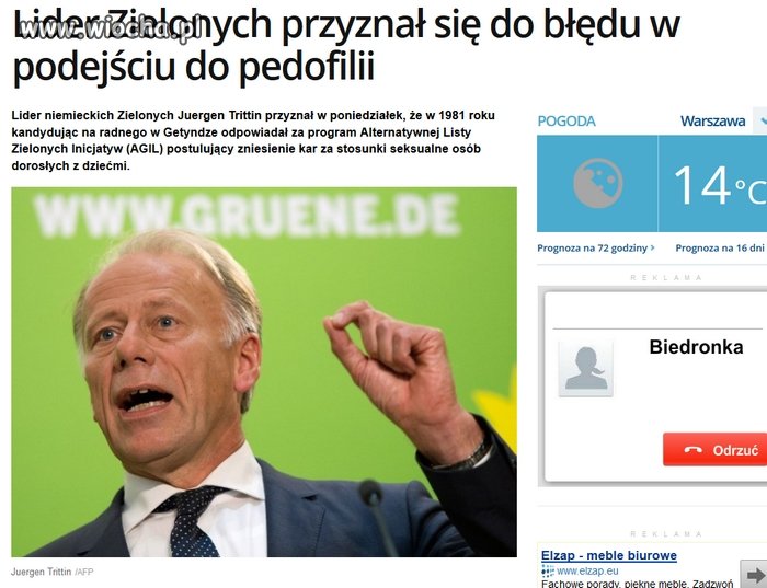 Przyznał się do błędu!