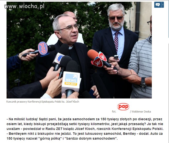 Bentleyem nikt nie jeździ.O co pani chodzi?