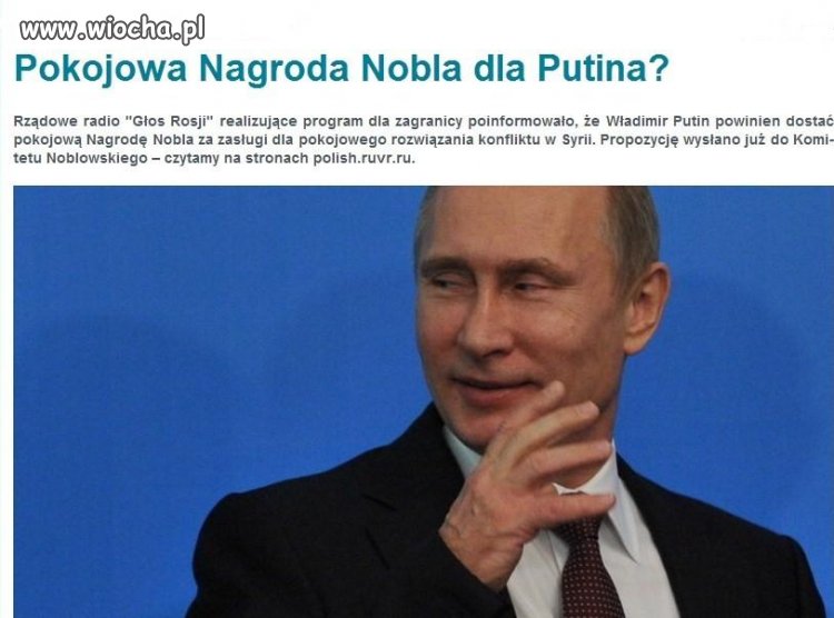 I może też Sprawiedliwy Wśród Narodów dla Hitlera?