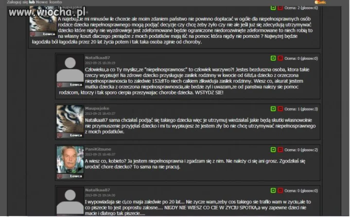 Zgodziłaś się urodzić chore? 