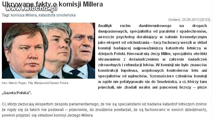 Komisja Millera vs Macierewicza