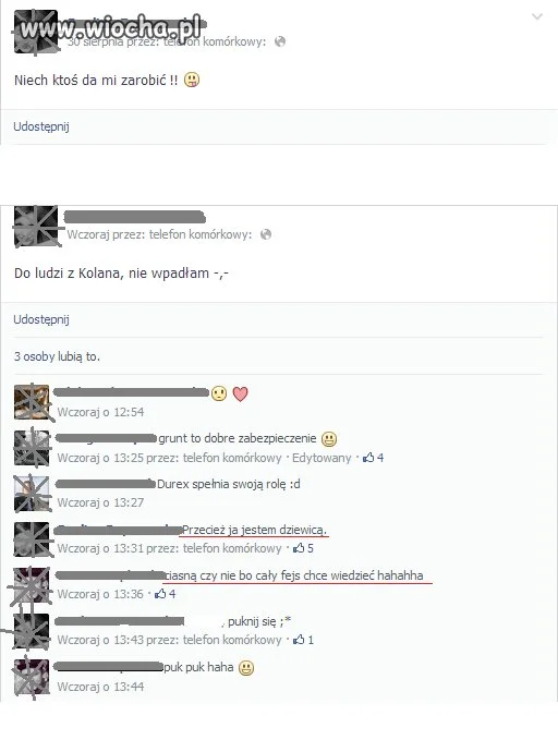 Porządna dziewica najpierw ogłasza że chce zarobić