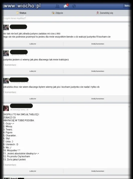 Po co zaśmiecać innym tablicę?!