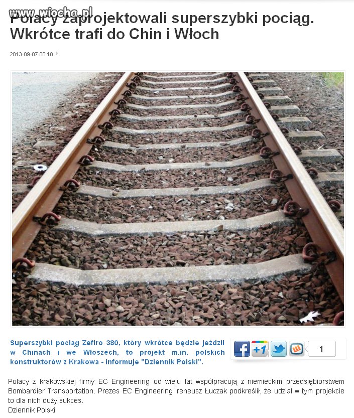 Wiochą nie jest osiągnięcie Naszych rodaków