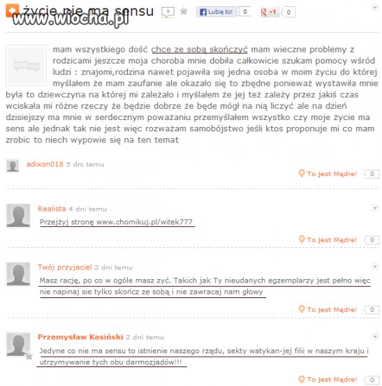 Z cyklu polak potrafi - pocieszyć bliźniego