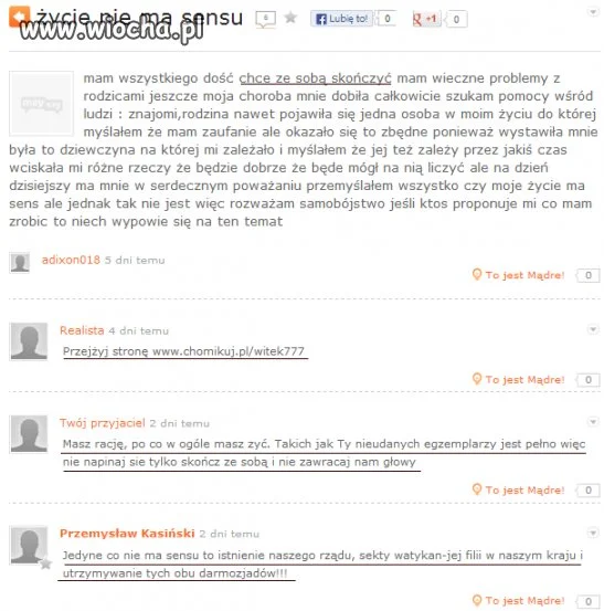 Z cyklu polak potrafi - pocieszyć bliźniego