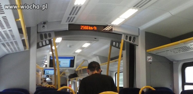 Najszybszy pociąg na świecie w Kolejach Śląskich..