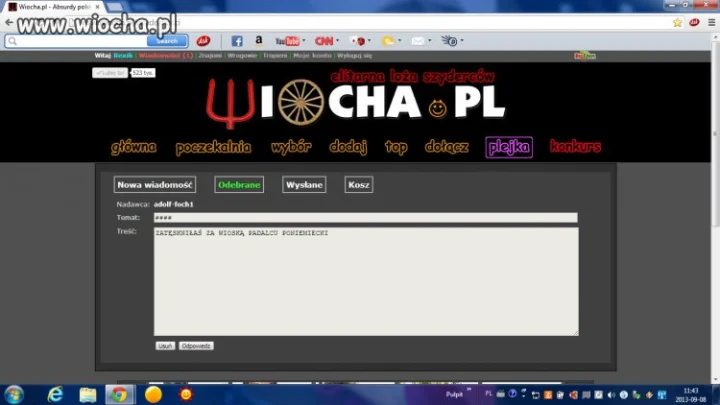 Ciepłe powitanie..