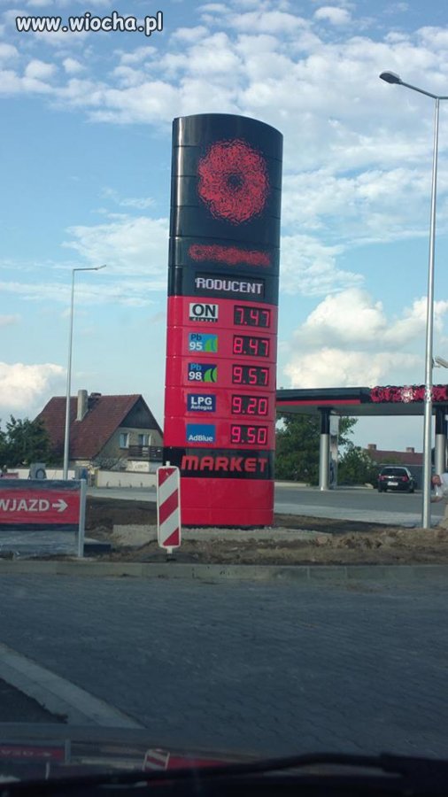 Nowa stacja paliw...