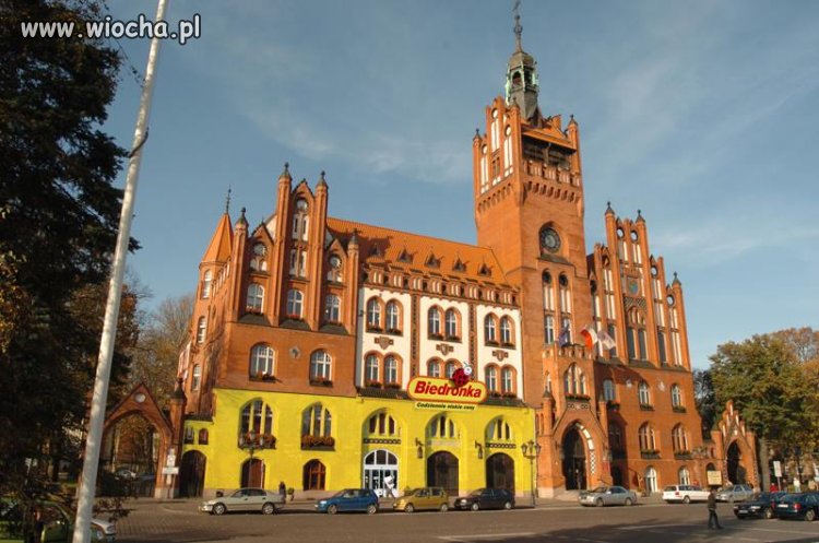 Biedronka w centrum miasta