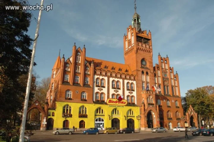 Biedronka w centrum miasta