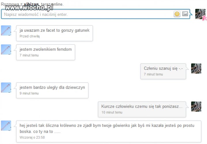 Zjadłbym Twoje gówienko...