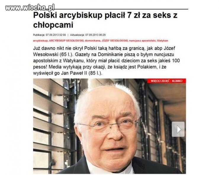 Już dawno nikt nie okrył Polski taką hańbą ...