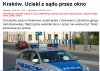 Wiocha dla policji. Kraków. Więzień ucieka z sądu