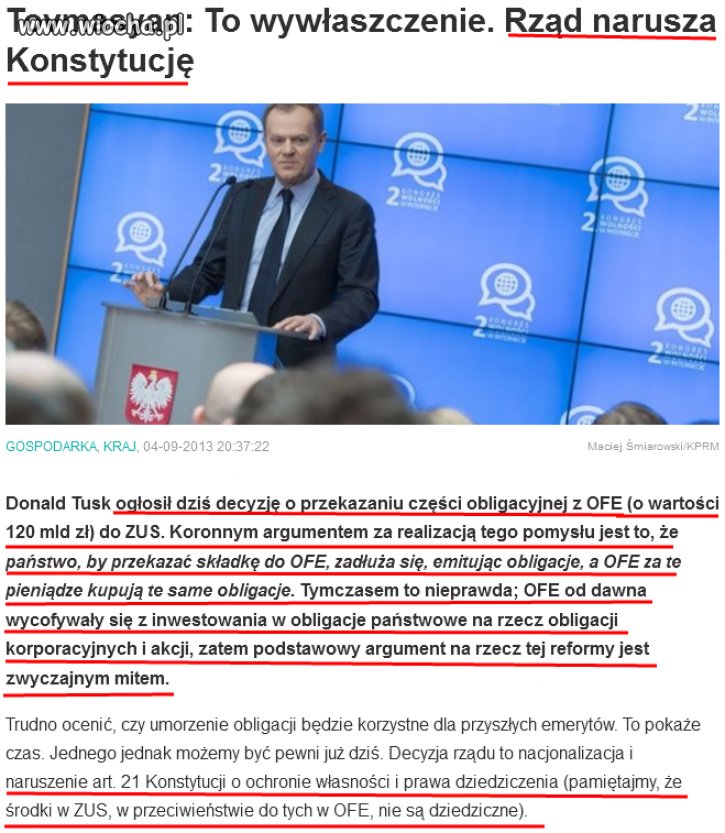 Obiecanki cacanki, a RZĄD nas rąbie na każdym kroku