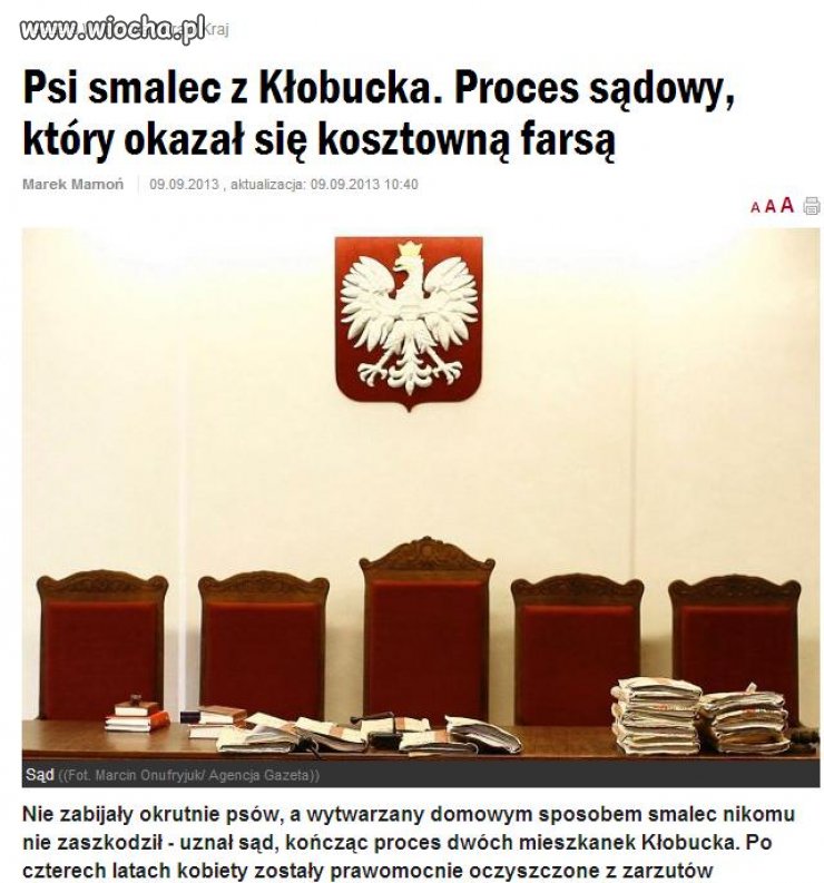 Czyli zgodnie z prawem wytapiajmy smalec z psów.