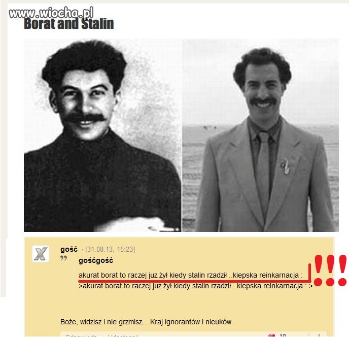 Moje pokolenie wie kiedy żył Stalin.