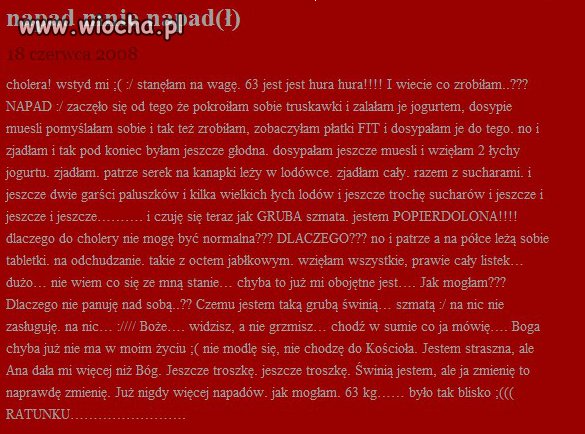Z pamiętnika zakompleksionej nastolatki