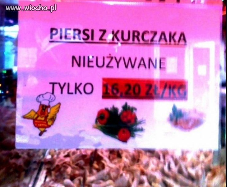 Piersi z kurczaka... Nieużywane...
