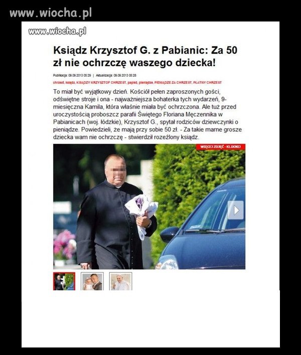 Bo ksiądz to zawód, a nie powołanie