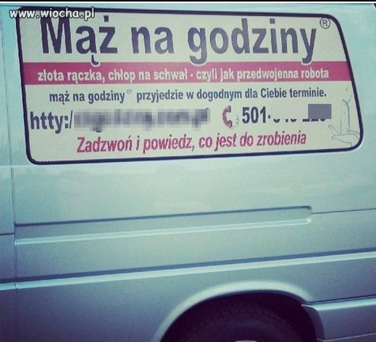 Mąż na godziny...