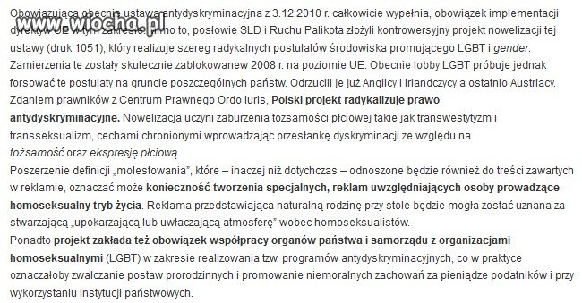 Pedalstwo znowu atakuje rodzinę