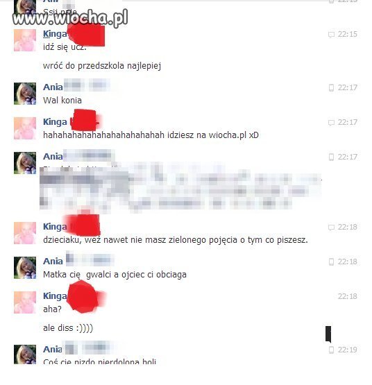 Tak to jest jak dzieciaka się do facebooka dopuści