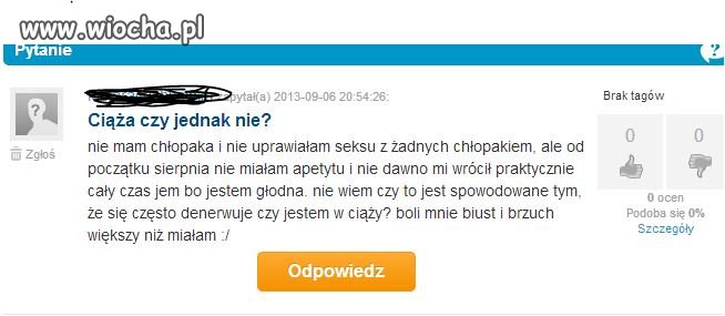 Ciąża czy jednak nie?