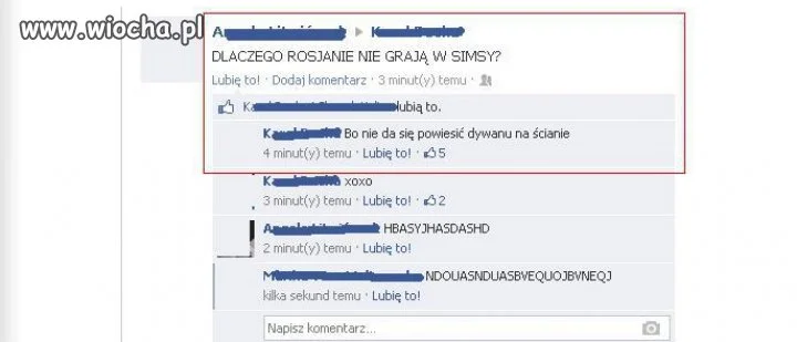 Dlaczego Rosjanie nie grają w simsy...