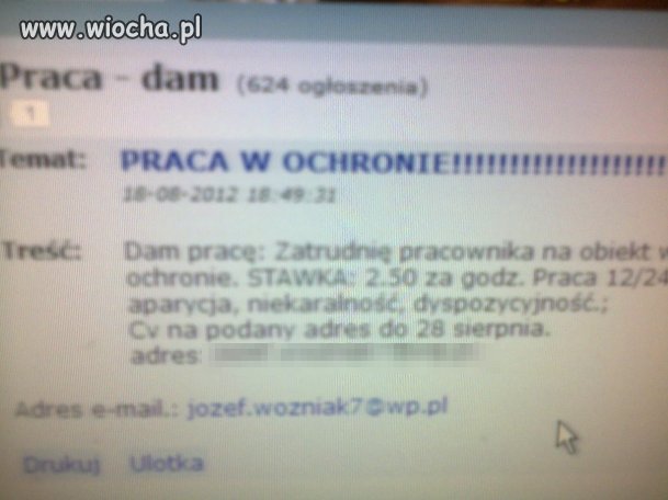 Żadna praca nie hańbi
