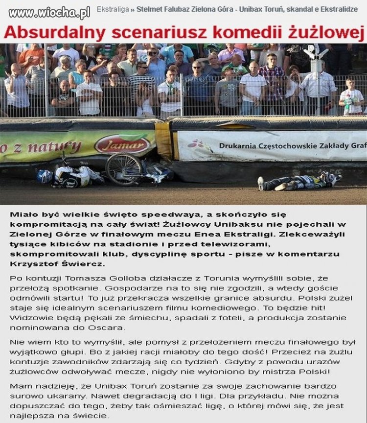Oddać mistrzostwo walkowerem