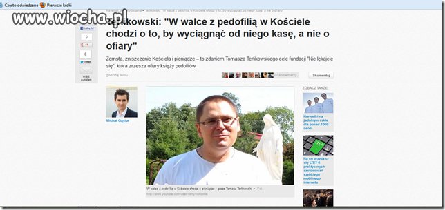 Ten człowiek jest poważnie chory